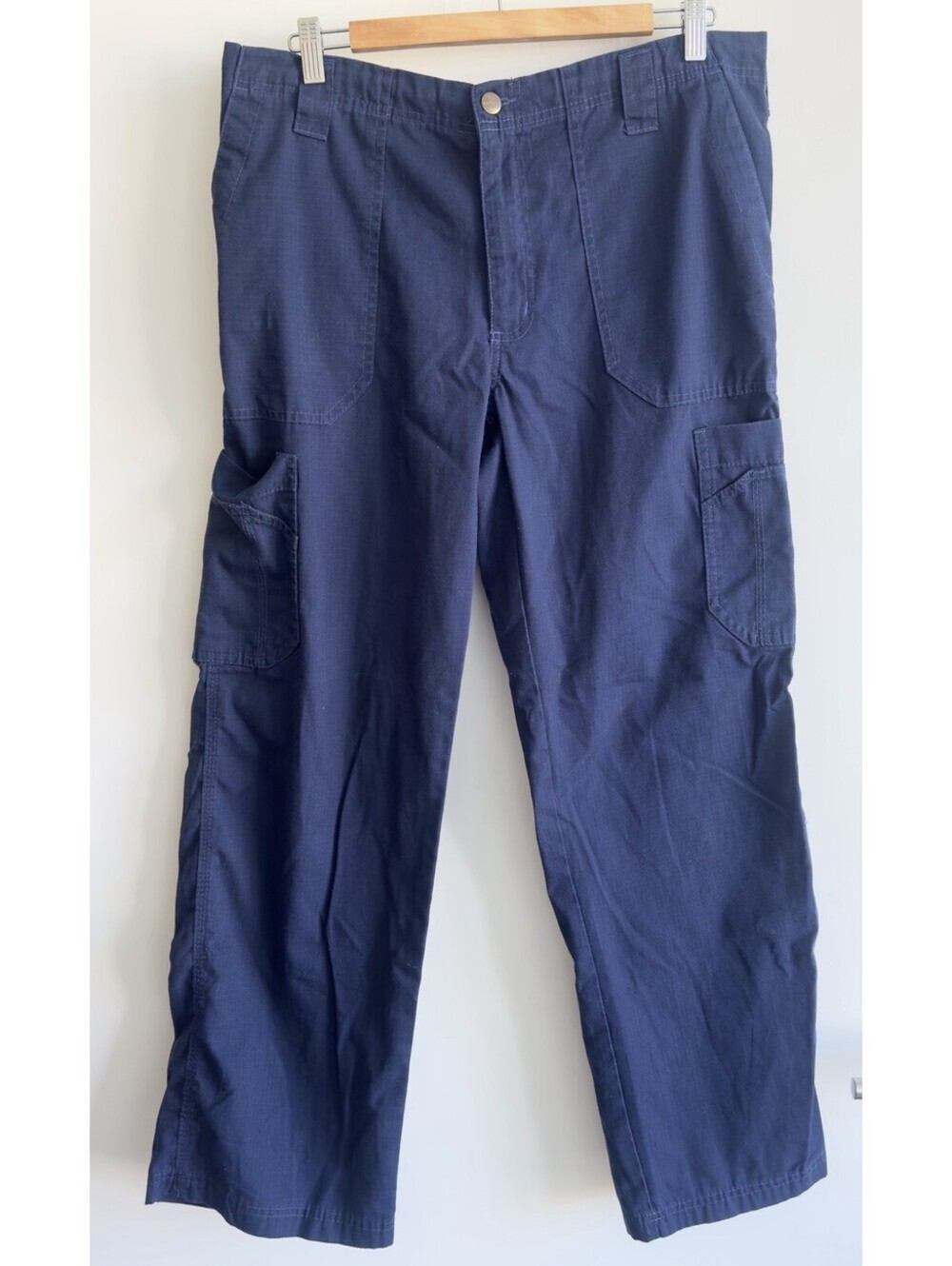 Carhartt Force Utility Cargo Scrub Pants C54108 Navy Drawstring Size M